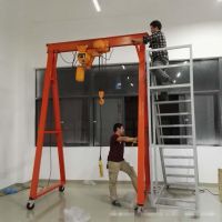 中山定制各种尺寸遥控升降移动龙门架 简易龙门钢制龙门架