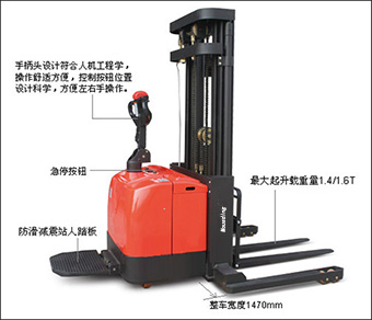 宽支腿电动堆垛车1