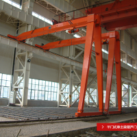 杭州起重机--半门式单主梁电动葫芦门式起重机