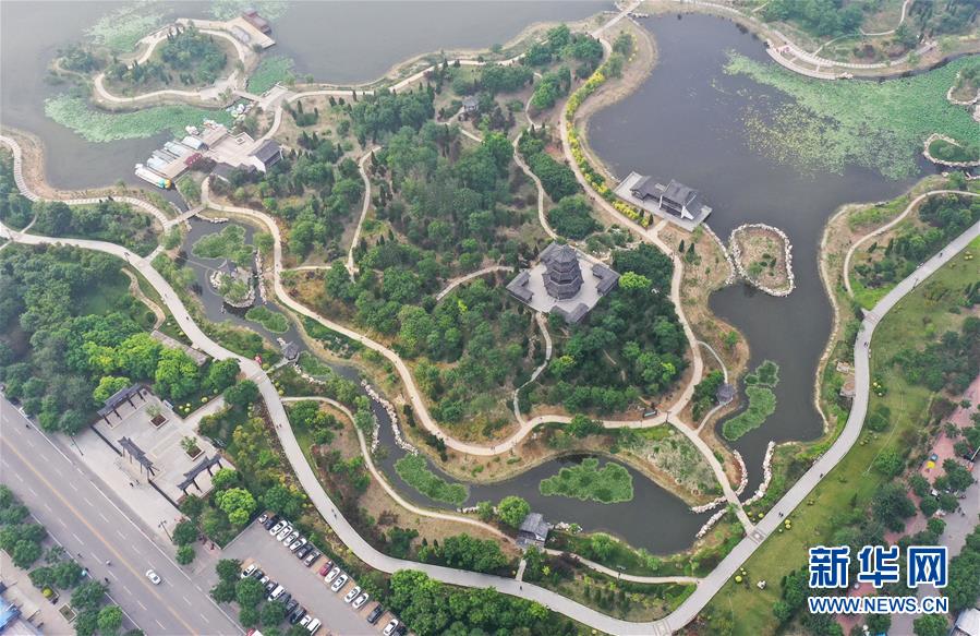 （环境）（1）废弃坑塘变身生态公园