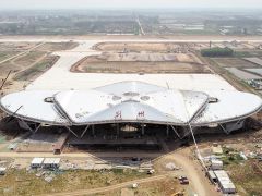 “凤凰”展翅 荆州机场主体工程完工