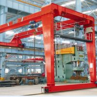 宁波行吊行车天吊专业生产厂家销售双柱两葫芦半门式起重机