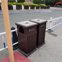 河南天祥户外垃圾桶环保垃圾箱二分类果皮箱 支持批发定制