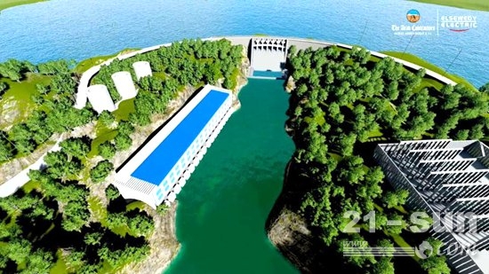 Julius Nyerere Hydropower Project示意图