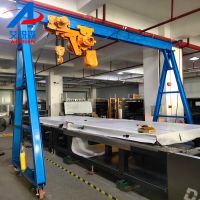 制造模具车间起吊龙门架 汽修工厂简易门式龙门吊架起重机定制