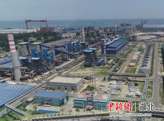 越南和发榕桔综合钢厂发电项目鸟瞰