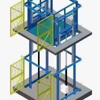 四川德阳绵阳液压导轨货梯升降机电梯